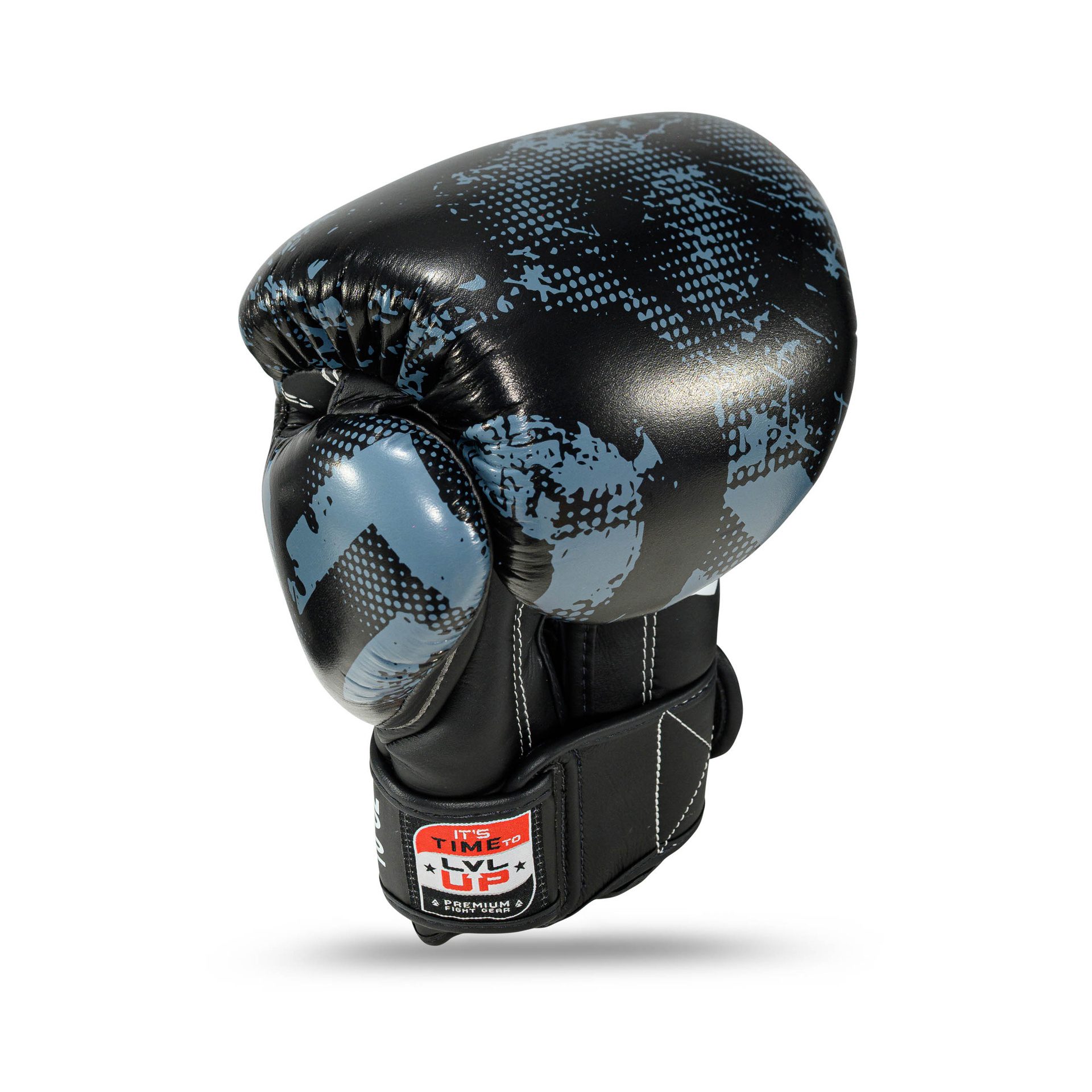 LVLUP Kickboxhandschuhe Schwarz Grau (LVL-UP-BG-STADIUM-1) LVLUP Kickboxhandschuhe Schwarz Grau (LVL-UP-BG-STADIUM-1)