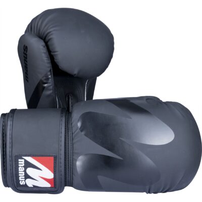 Manus Boxhandschuhe - Wave Black’n’Black - Schwarz