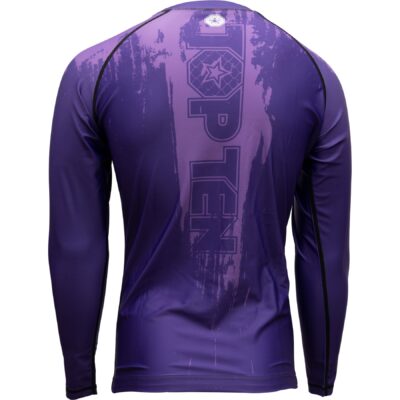 TOP TEN MMA-Rashguard - Power Ink - Lila