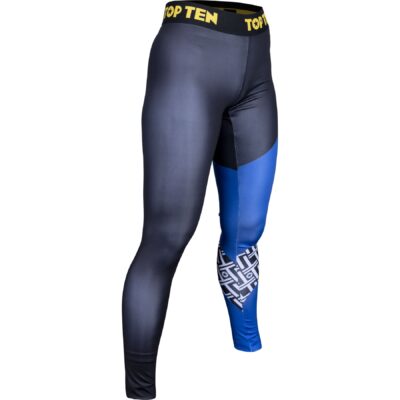 TOP TEN Sport-Leggings - WAKO Icon - Schwarz / Blau