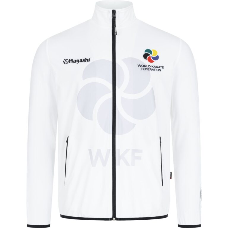 Hayashi Trainingsjacke - WKF Zeal - Weiß